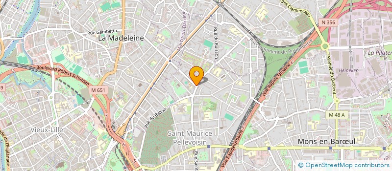 localisation de l'entreprise SOC IMMOB FAMIL INVEST INTERET COMMUN à LILLE