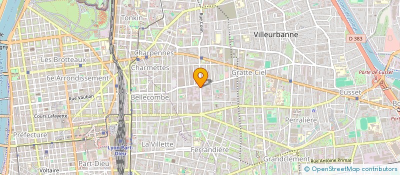 localisation de l'entreprise SOC IMMOB LYON ET SA BANLIEU à VILLEURBANNE