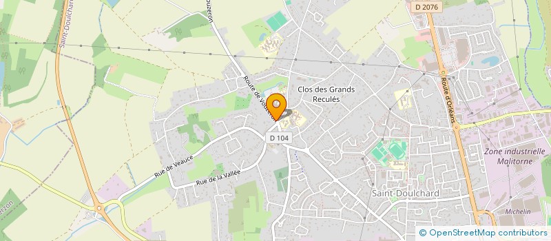 localisation de l'entreprise SOC IMMOB REALISAT INDUSTRIE COMMERCIALE  SAINT-DOULCHARD