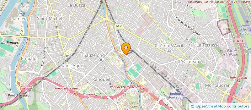 localisation de l'entreprise SOC IMMOB TOULOUS LOGEMENT ECONO FAMILIA à TOULOUSE