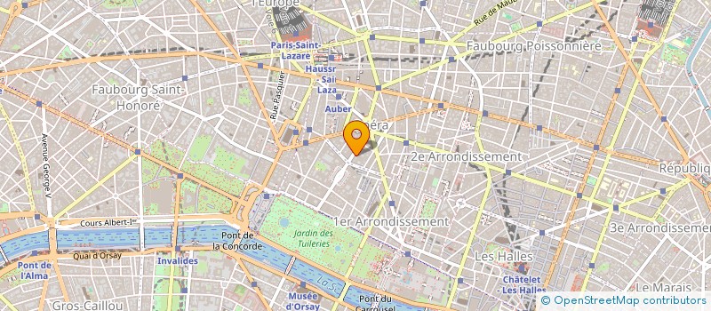 localisation de l'entreprise SOC IMMOBIL 8 RUE DE LA PAIX  PARIS