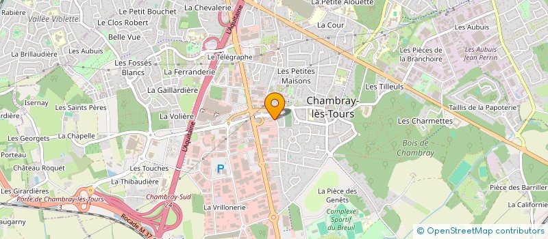 localisation de l'entreprise SOC IMMOBIL MOBILIERE FINANCIERE INDUSTR à CHAMBRAY-LES-TOURS