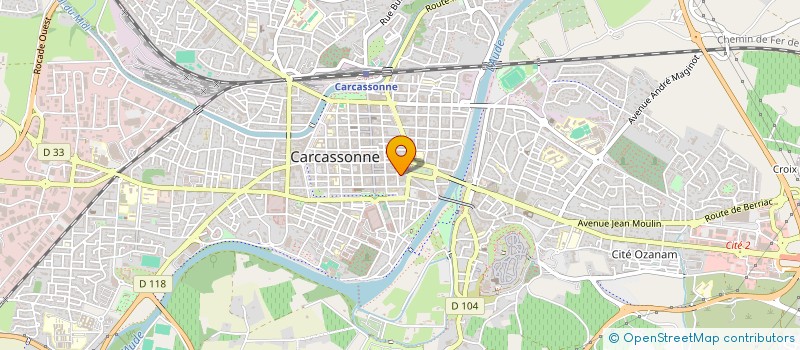 localisation de l'entreprise SOC IMMOBILIERE CARCASSONNAISE à CARCASSONNE
