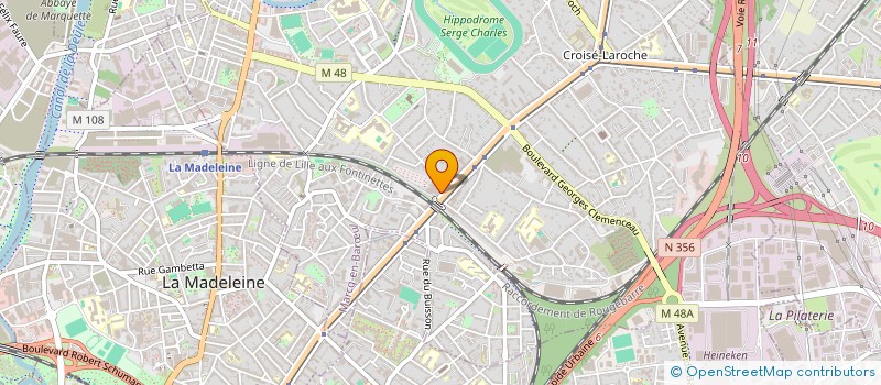 localisation de l'entreprise SOC IMMOBILIERE CREPONORD à MARCQ-EN-BARŒUL