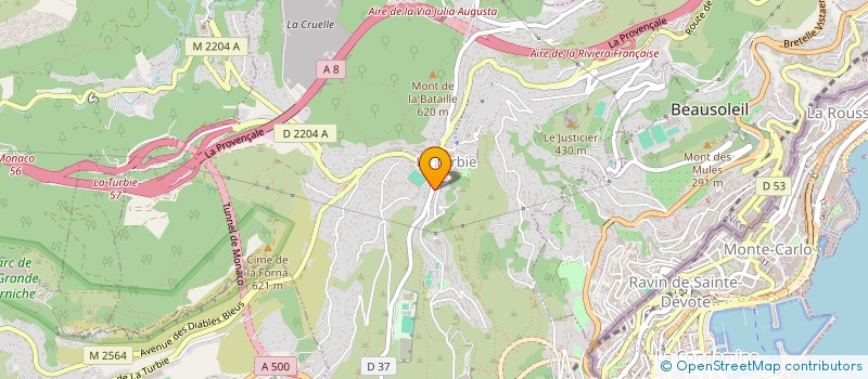localisation de l'entreprise SOC IMMOBILIERE DE L ALOUETTE à LA TURBIE