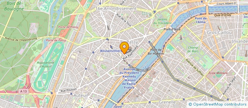 localisation de l'entreprise SOC IMMOBILIERE DE NEXON  PARIS