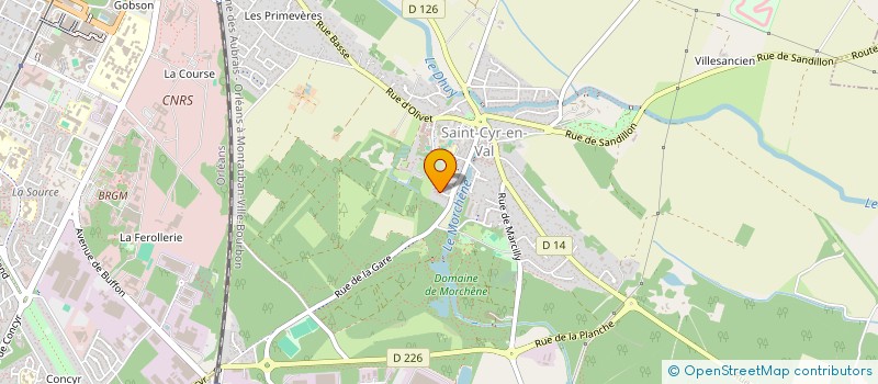 localisation de l'entreprise SOC IMMOBILIERE DE PROVENCHERES  SAINT-CYR-EN-VAL