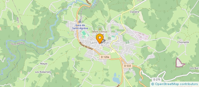 localisation de l'entreprise SOC IMMOBILIERE DEVELOPPEMENT  SAINT-AGREVE