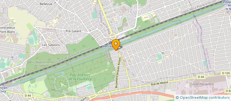 localisation de l'entreprise SOC IMMOBILIERE DRUGSTORE DU VERT GALANT  VAUJOURS