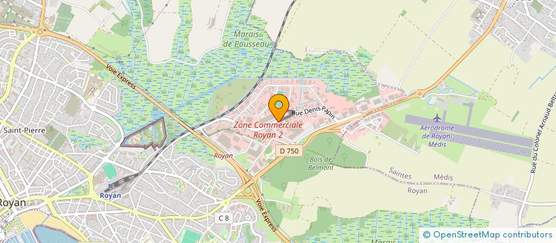 localisation de l'entreprise SOC IMMOBILIERE ET FINANCIERE DE BRIX à ROYAN