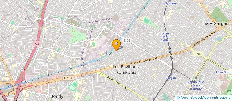 localisation de l'entreprise SOC IMMOBILIERE ET FINANCIERE MARIE à LES PAVILLONS-SOUS-BOIS