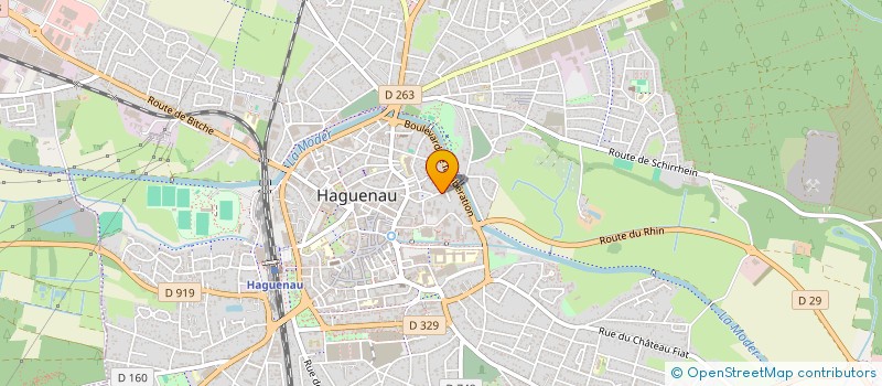localisation de l'entreprise SOC IMMOBILIERE FONCIERE IMMOFON  HAGUENAU