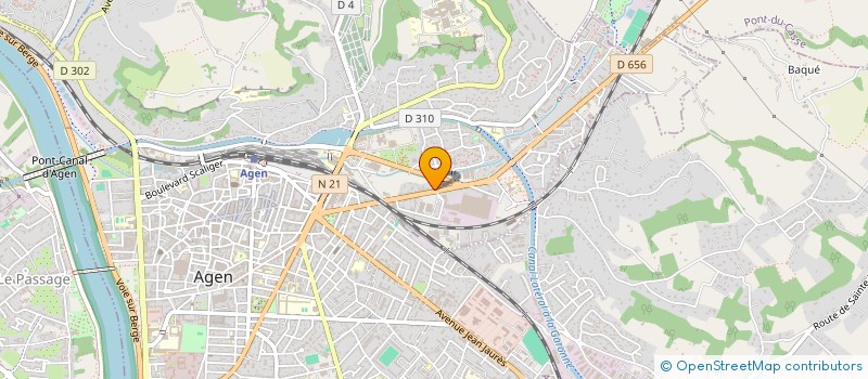 localisation de l'entreprise SOC IMMOBILIERE GUTIERREZ à AGEN