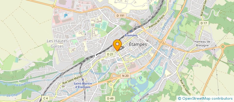 localisation de l'entreprise SOC IMMOBILIERE INVESTISSEMENT PROMOTION à ETAMPES