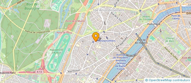 localisation de l'entreprise SOC IMMOBILIERE JEAN JAURES  PARIS