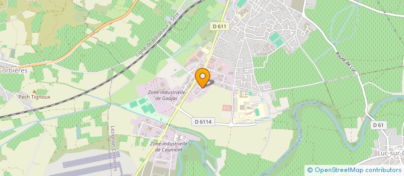 localisation de l'entreprise SOC IMMOBILIERE L S B à LEZIGNAN-CORBIERES