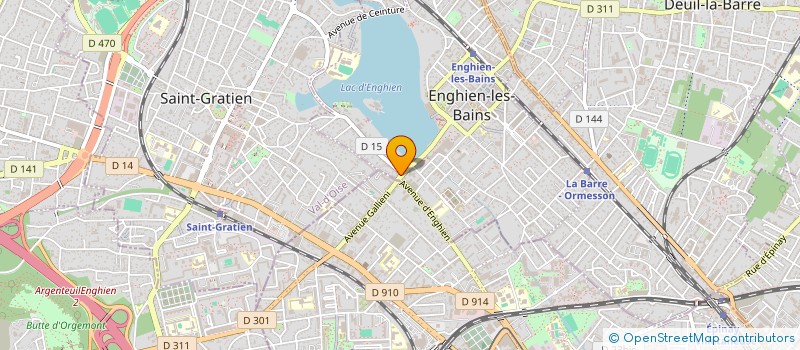 localisation de l'entreprise SOC IMMOBILIERE LAC D'ENGHIEN LES BAINS à ENGHIEN-LES-BAINS