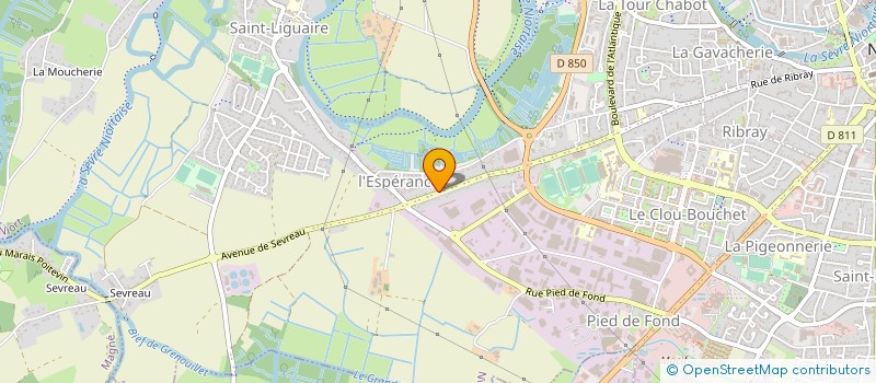 localisation de l'entreprise SOC IMMOBILIERE LAVAUX à NIORT
