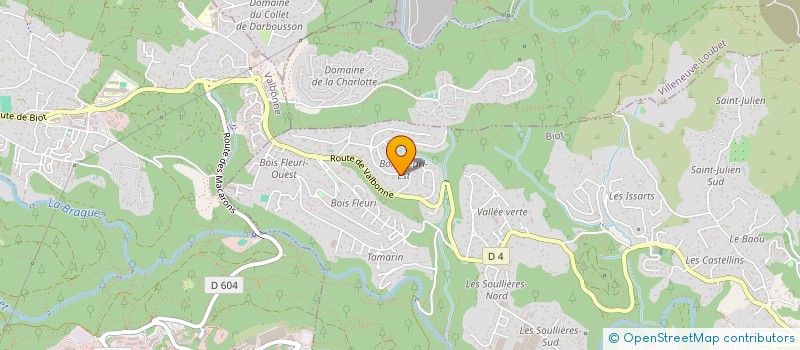 localisation de l'entreprise SOC IMMOBILIERE LOCASTOC  BIOT