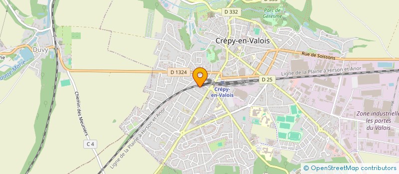 localisation de l'entreprise SOC IMMOBILIERE LORA  CREPY-EN-VALOIS