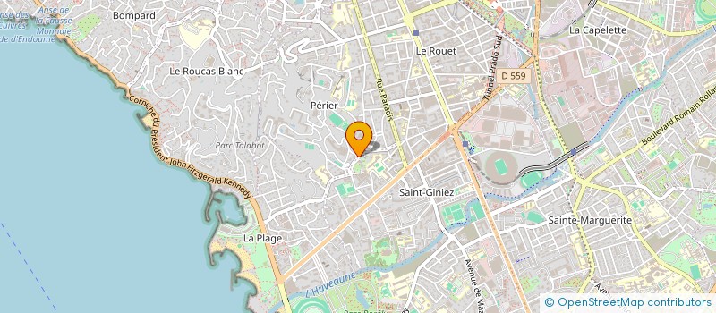 localisation de l'entreprise SOC IMMOBILIERE MG2I  MARSEILLE