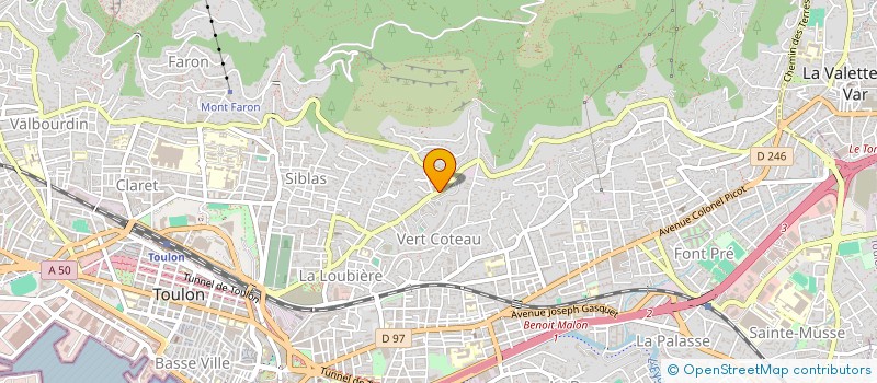 localisation de l'entreprise SOC IMMOBILIERE MONTAUBAN  TOULON