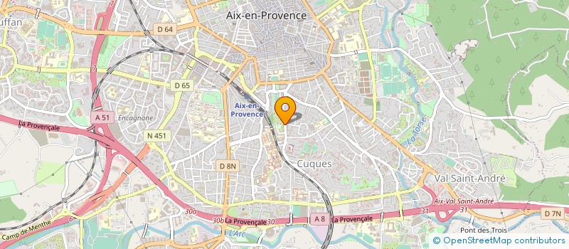 localisation de l'entreprise SOC IMMOBILIERE PEGOULIERES à AIX-EN-PROVENCE