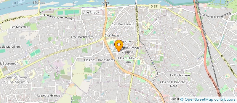 localisation de l'entreprise SOC IMMOBILIERE PUBLICITAIRE GAUTIER à ORLEANS