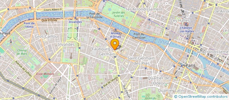 localisation de l'entreprise SOC IMMOBILIERE SAINT GERMAIN  PARIS