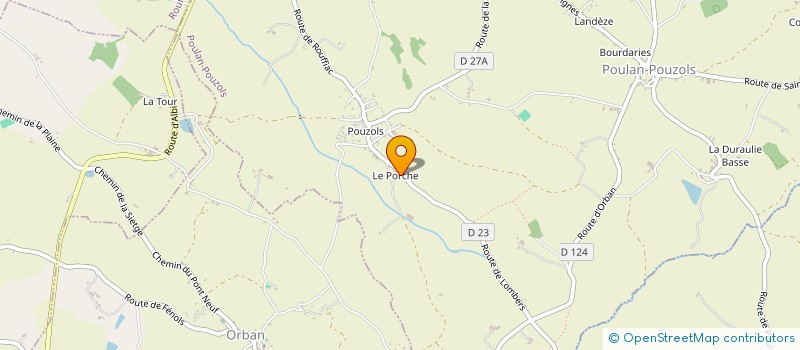 localisation de l'entreprise SOC IMMOBILIERE TCM  POULAN-POUZOLS