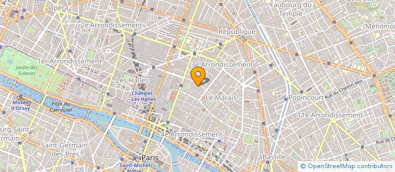 localisation de l'entreprise SOC IMMOBILIERE TEMPLE MICHEL  PARIS