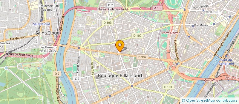 localisation de l'entreprise SOC IMPER RIVERIN à BOULOGNE-BILLANCOURT