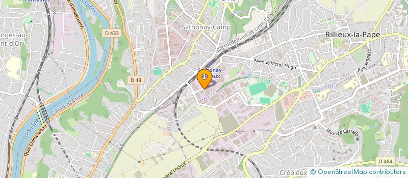 localisation de l'entreprise SOC IMPLANT DISTRIBUT EQUIPEMENTS VIDEO à RILLIEUX-LA-PAPE