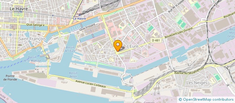 localisation de l'entreprise SOC IMPORTATION PRODUITS ALIMENTAIRES à LE HAVRE
