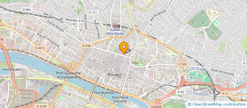 localisation de l'entreprise SOC IMPRIMERIE CENTRALE à ROUEN