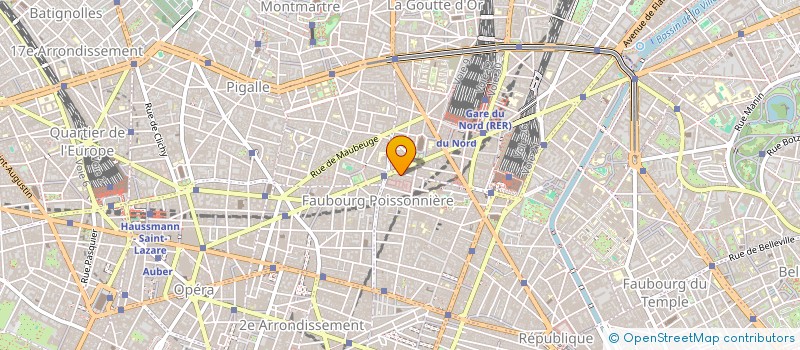 localisation de l'entreprise SOC IMPRIMERIE Y MASSON  PARIS