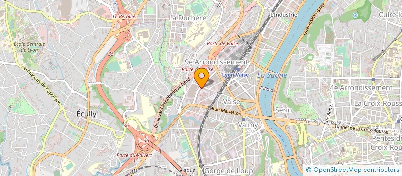 localisation de l'entreprise SOC INDUS APPLI MECAN RINGSPANN à LYON