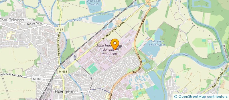 localisation de l'entreprise SOC INDUS REALIS ART GRAPHIQUE  BISCHHEIM