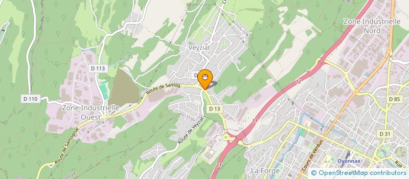 localisation de l'entreprise SOC INDUST DE GESTION ET PART à GEOVREISSET
