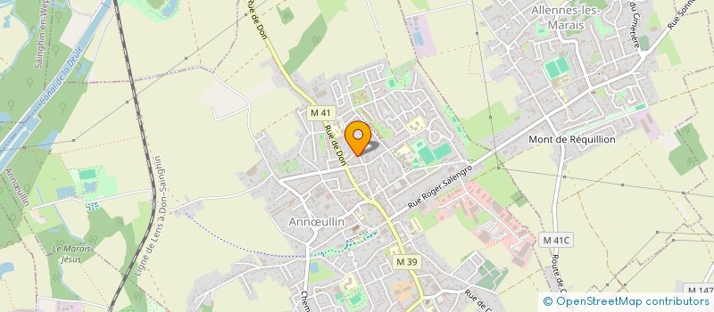 localisation de l'entreprise SOC INDUST DE MAINTENANCE ET DE SERVICE  ANNULLIN