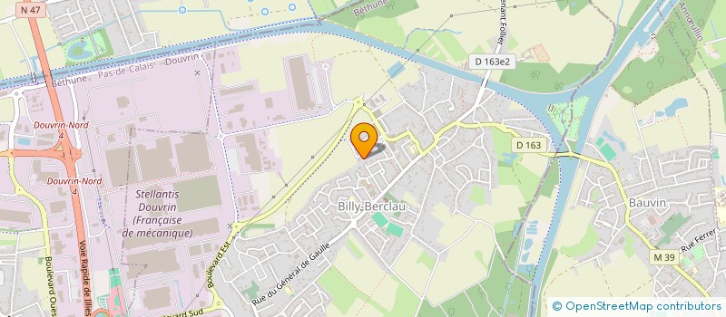 localisation de l'entreprise SOC INDUST DE TOLERIE CHAUFFAGE CABINES à DOUVRIN