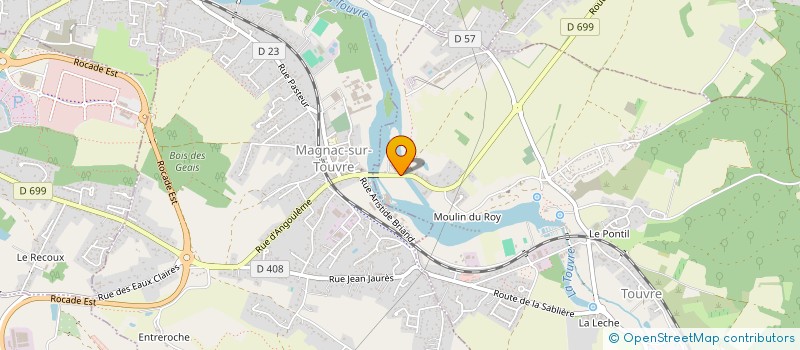 localisation de l'entreprise SOC INDUST DIVERSES APPLIC CAOUTCHOUC  TOUVRE