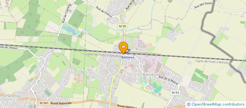 localisation de l'entreprise SOC INDUST ELECTRIC TRAVAUX AUTOMATISME à BAISIEUX