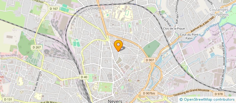 localisation de l'entreprise SOC INDUST IMMOB DE NICE COTE D'AZUR à NEVERS