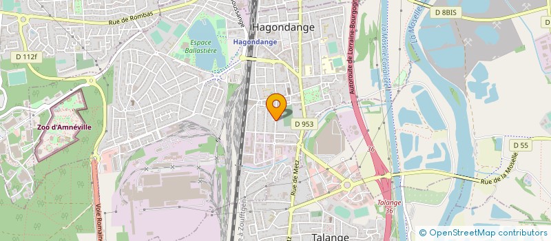 localisation de l'entreprise SOC INDUST MEUBLE & ARTISANAT à HAGONDANGE