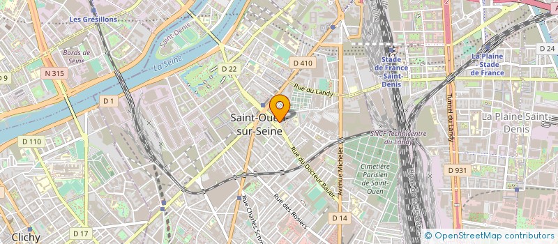 localisation de l'entreprise SOC INDUST MODELAGE TOUTES APPLICATIONS à SAINT-OUEN-SUR-SEINE