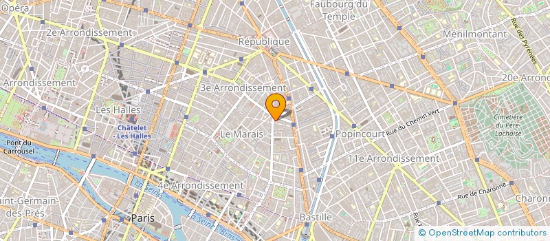 localisation de l'entreprise SOC INDUST PANIFICATION ALIMEN  PARIS