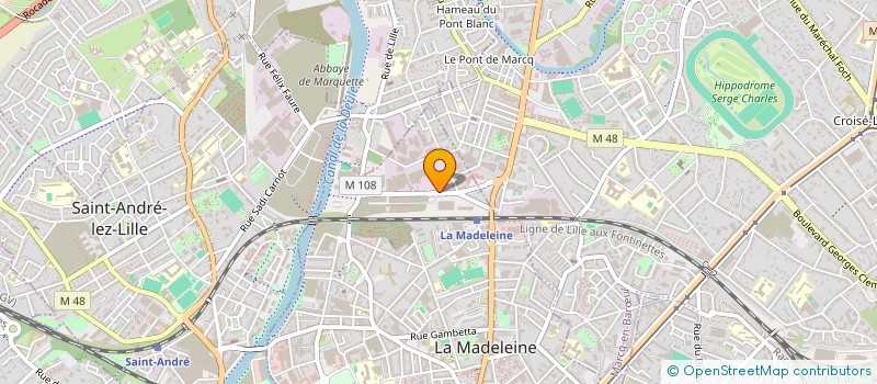 localisation de l'entreprise SOC INDUSTRIEL FABRICAT ARTICLE LITERIE à LA MADELEINE