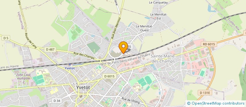 localisation de l'entreprise SOC INDUSTRIELLE AGRICOLE PAYS DE CAUX  YVETOT