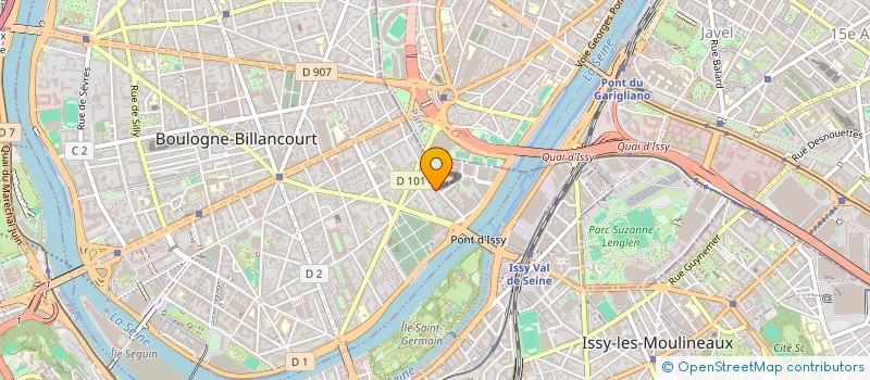 localisation de l'entreprise SOC INDUSTRIELLE DE GESTION à BOULOGNE-BILLANCOURT